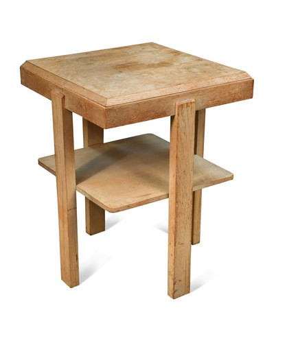Lot 244 - An Art Deco limed oak occasional table by P. E. Gane