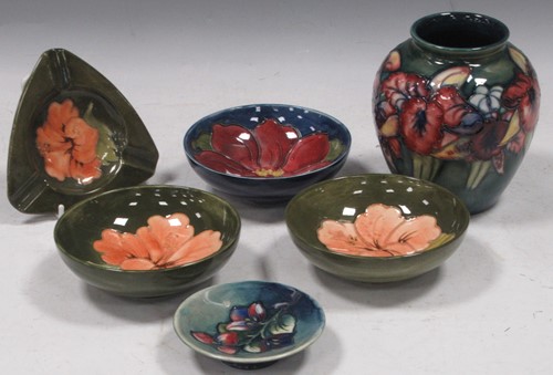 Lot 132 - A mid 20th century Moorcroft small vase, 15cm...