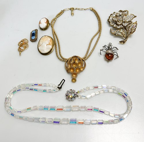 Lot 339 - A collection of costume jewellery, together...