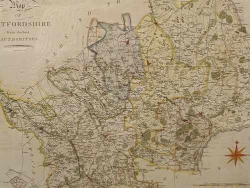 Lot 432 - Two hand-coloured maps to include...