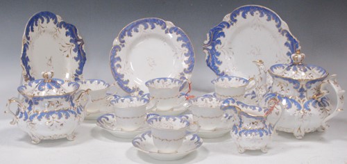 Lot 223 - A Rockingham tea and coffee service, circa...