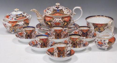 Lot 227 - A Derby tea and coffee service circa, 1825-30,...