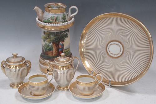 Lot 198 - A Vienna cabaret set, circa 1821, of...