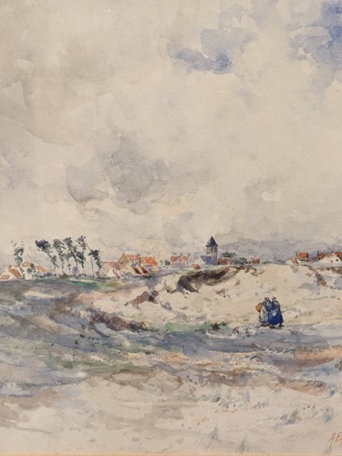 Lot 405 - Sir Alfred East (British, 1844-1913)