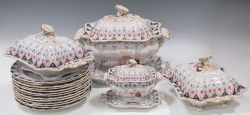 Lot 269 - A Charles Meigh ironstone dinner service,...