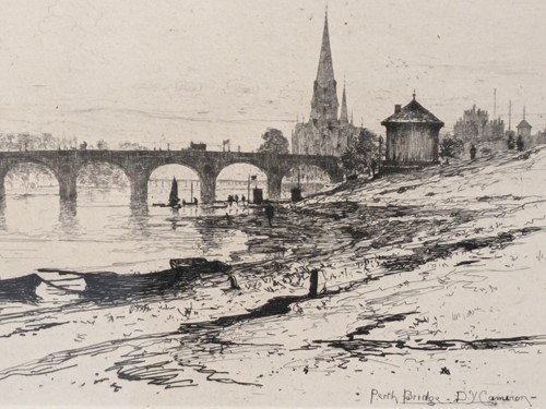 Lot 421 - Sir David Young Cameron (British, 1865-1945)