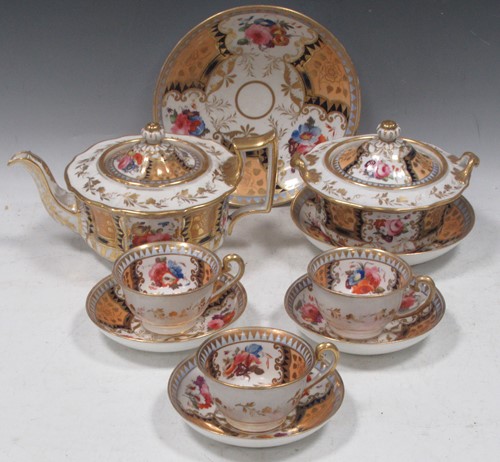 Lot 23 - A J&W Ridgway tea and coffee service, circa...