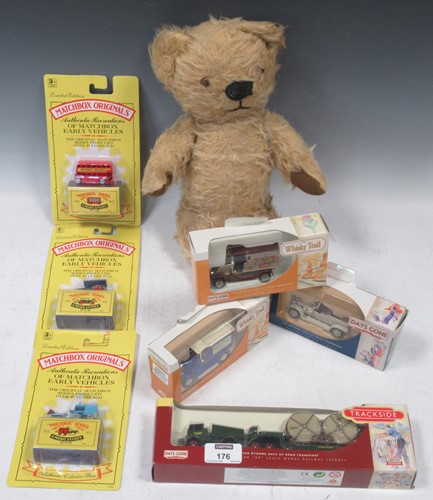 Lot 176 - A Merrythought teddy bear, 37cm; and...