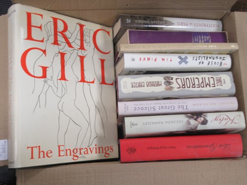 Lot 179 - Six boxes of general books, including...