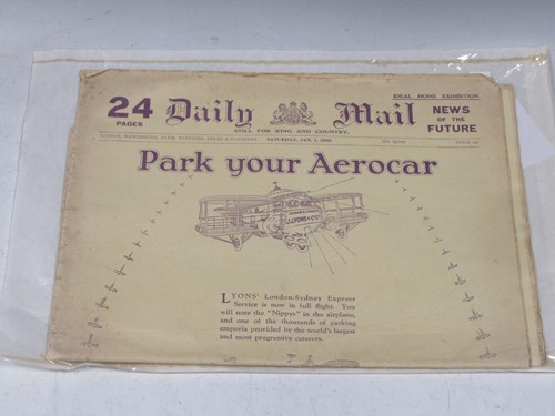 Lot 122 - Original 1928 spoof Daily Mail Ideal Home...
