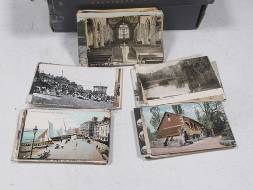 Lot 124 - Box of hundreds of postcards, almost all UK...
