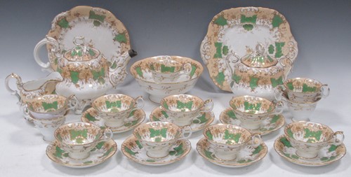 Lot 221 - A part Alcock tea and coffee service, circa...