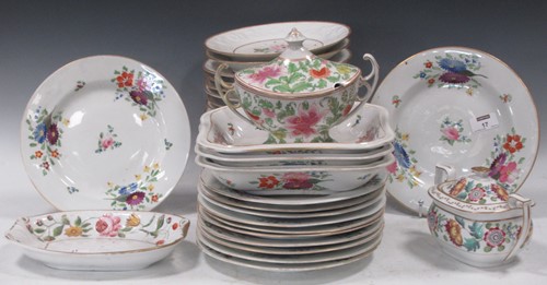 Lot 17 - A part Chamberlain Worcester dessert service...