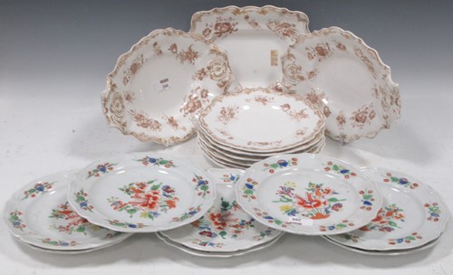 Lot 266 - A Copeland and Garrett dessert service, circa...