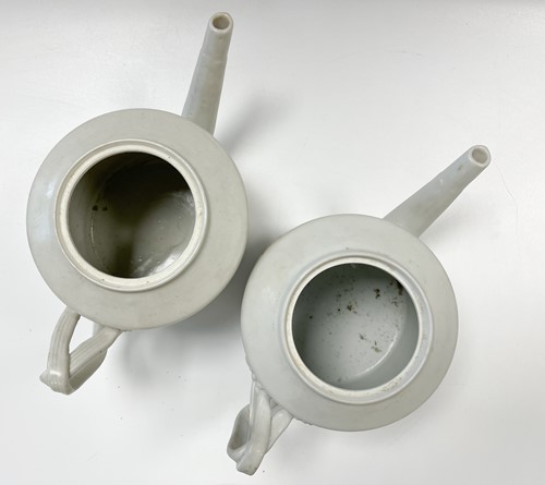 Lot 41 - Two Chinese porcelain Diana Cargo teapots and covers, circa 1816