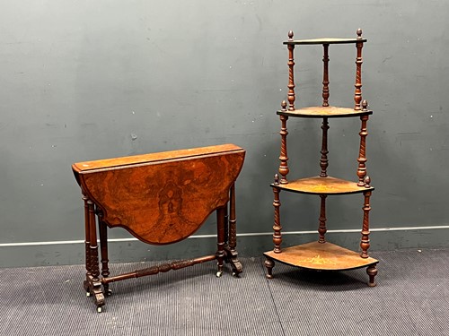 Lot 602 - A Victorian walnut Sutherland table 73 x 92 x...