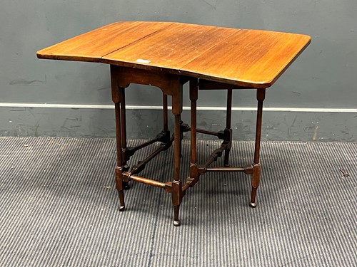 Lot 686 - A late 19th century occasional table with drop...