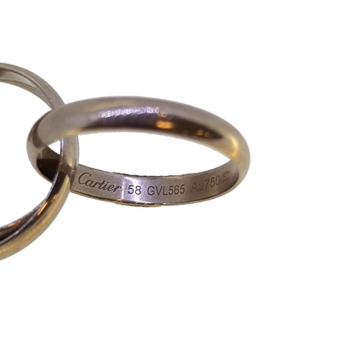 Lot 5 - Cartier - An 18ct gold 'Trinity' ring