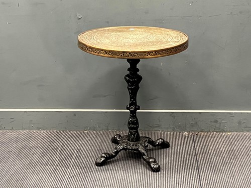 Lot 614 - A Victorian castiron black painted quatreform...