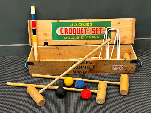 Lot 572 - A modern croquet set by Jacques, comprising...