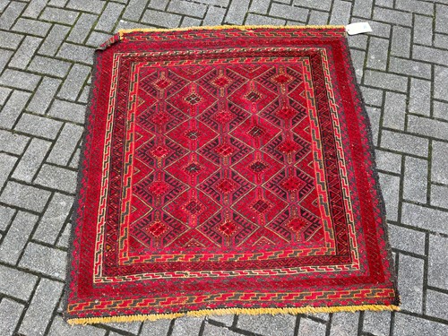 Lot 709 - An Mashwani Afghan kelim in a lattice design...