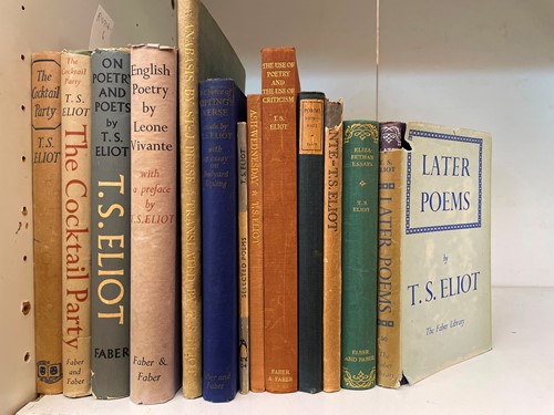 Lot 461 - ELIOT (T S) Pamphlets and others, including 1st editions.