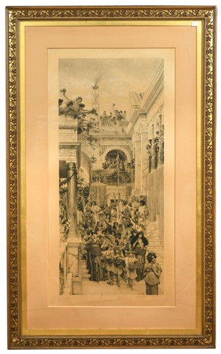 Lot 24 - Sir Lawrence Alma-Tadema (1836-1912)