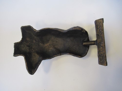 Lot 7 - A matched pair bronzed metal torso casts, in...