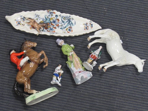 Lot 35 - A quantity of Beswick horses and dogs, Lladro...