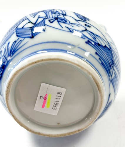 Lot 9 - A Chinese porcelain wine ewer, Kangxi
