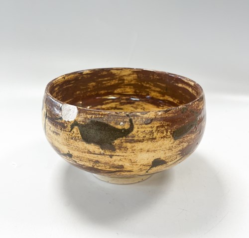 Lot 20 - Bernard Leach (1887-1979), an earthenware footed bowl, circa 1920s