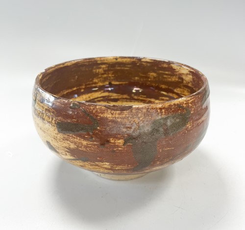 Lot 20 - Bernard Leach (1887-1979), an earthenware footed bowl, circa 1920s