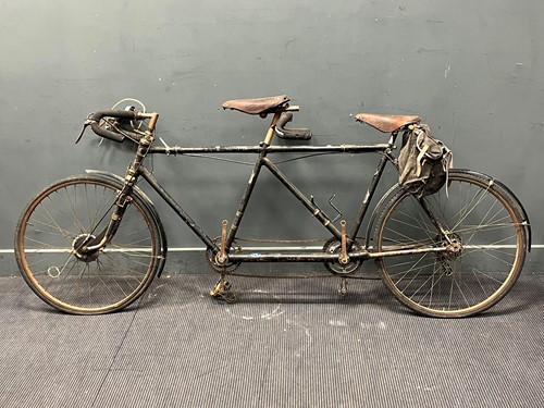 Lot 601 - A Claud Butler vintage tandem bicycle with...