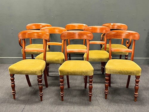 Lot 560 - A set of 8 Victorian mahogany dining chairs...