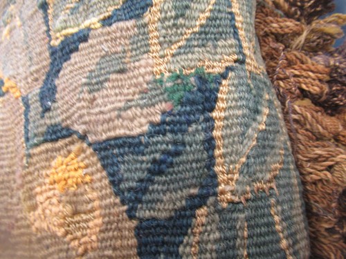 Lot 7 - A collection of verdure tapestry cushions