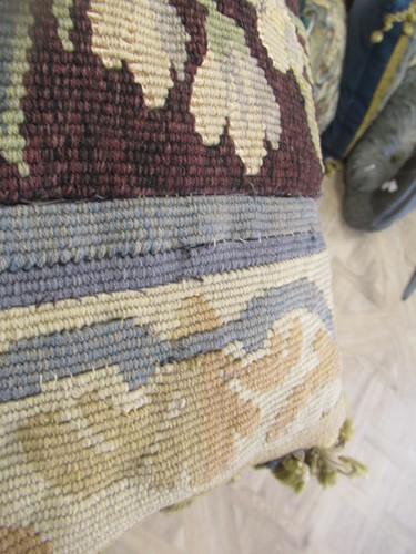 Lot 7 - A collection of verdure tapestry cushions