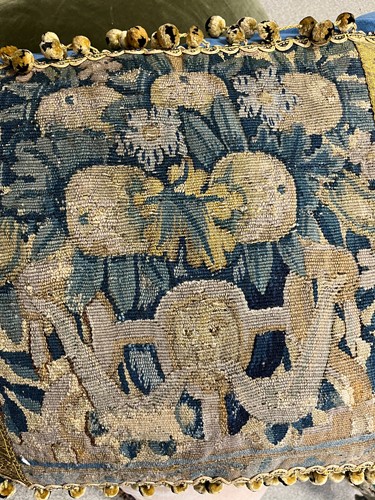 Lot 7 - A collection of verdure tapestry cushions