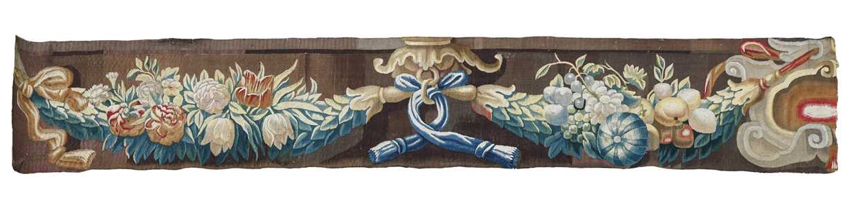 Lot 11 - A tapestry fragment, 17th century
