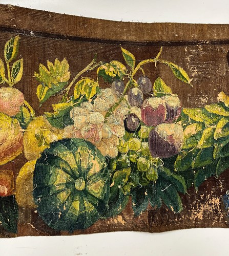 Lot 11 - A tapestry fragment, 17th century