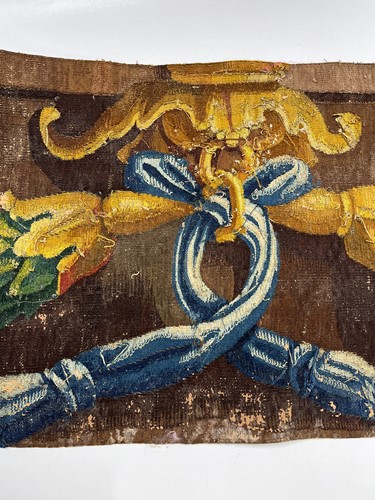 Lot 11 - A tapestry fragment, 17th century