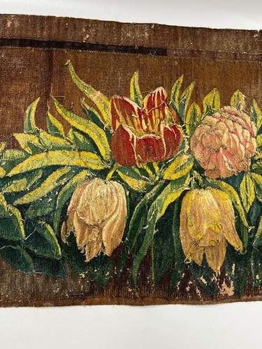 Lot 11 - A tapestry fragment, 17th century