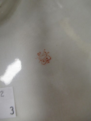 Lot 4 - A Bloor Derby fruit painted dish, another...