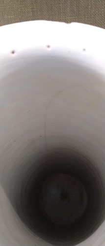 Lot 30 - A Chinese blue and white cylindrical vase, 4...