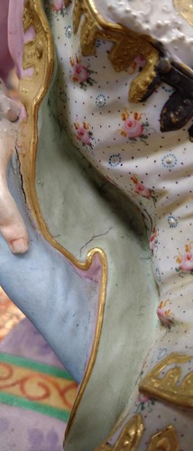 Lot 1 - A French 19th century exhibition polychrome...
