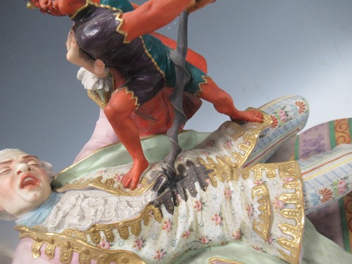 Lot 1 - A French 19th century exhibition polychrome...