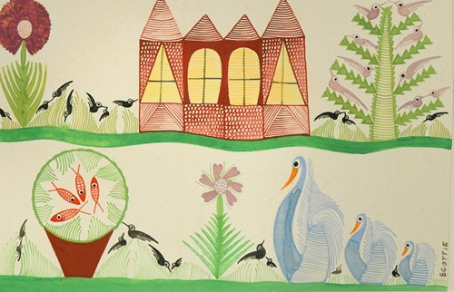 Lot 270 - Scottie Wilson (1888-1972)
