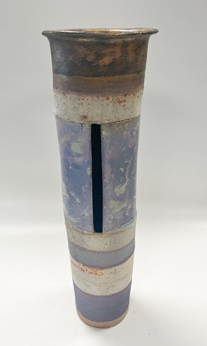 Lot 34 - Robin Welch (1936-2019), a tall stoneware vase