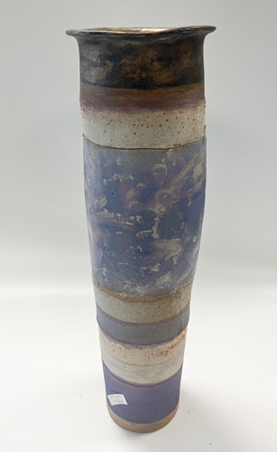 Lot 34 - Robin Welch (1936-2019), a tall stoneware vase
