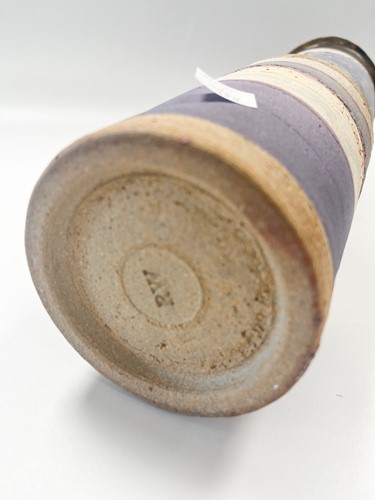 Lot 34 - Robin Welch (1936-2019), a tall stoneware vase