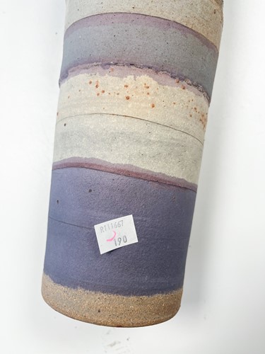 Lot 34 - Robin Welch (1936-2019), a tall stoneware vase